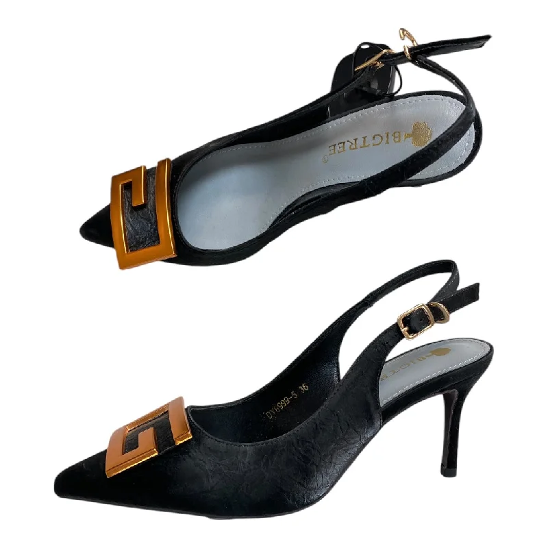 Loose Fit Shoes Heels Stiletto By bigtree In Black, Size: 6
