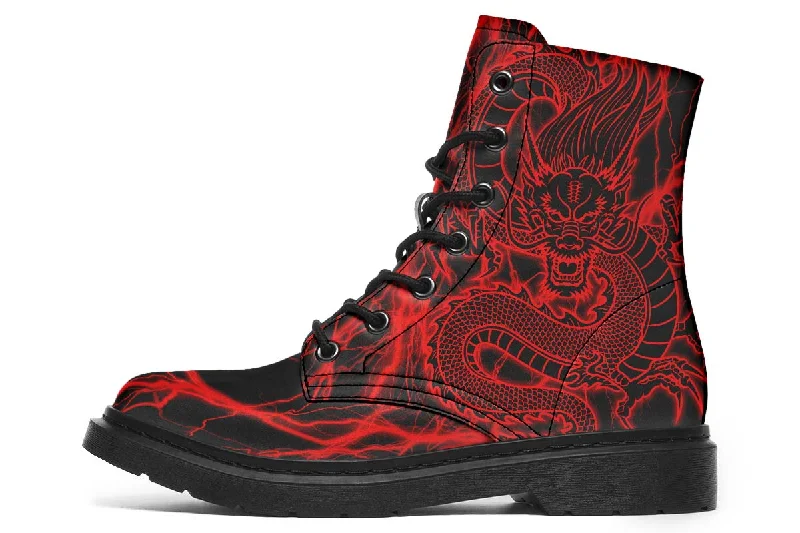 Cool Summer Red Lightning Dragon