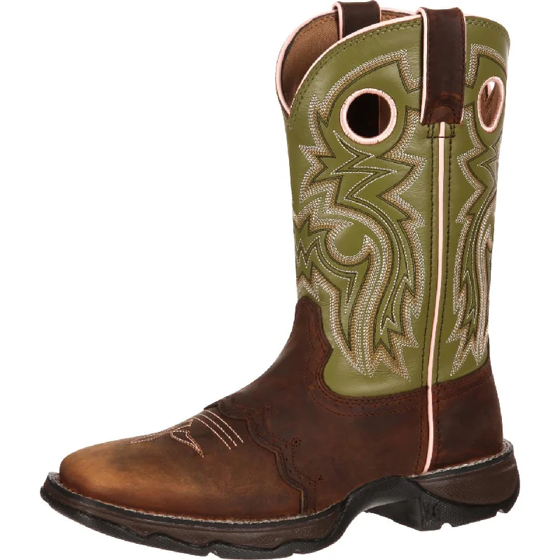 Printed pattern Women's Durango Lady Rebel (Green Meadow \ Brown)