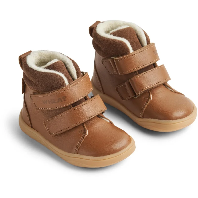 Romantic And Fresh Wheat Cognac Winterboot Sixan Tex
