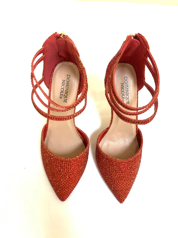 Luxury and fashionable Shoes Heels Stiletto By Clothes Mentor In Red, Size: 6