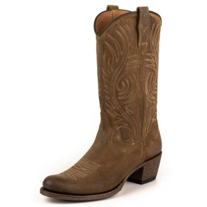 Letter embroidery WOMEN'S BOOTS CRISTI 2526
