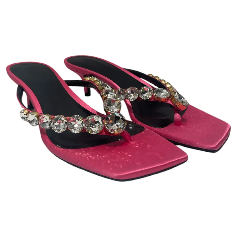 Loose Fit VERSACE/Heels/US 8.5/PNK/