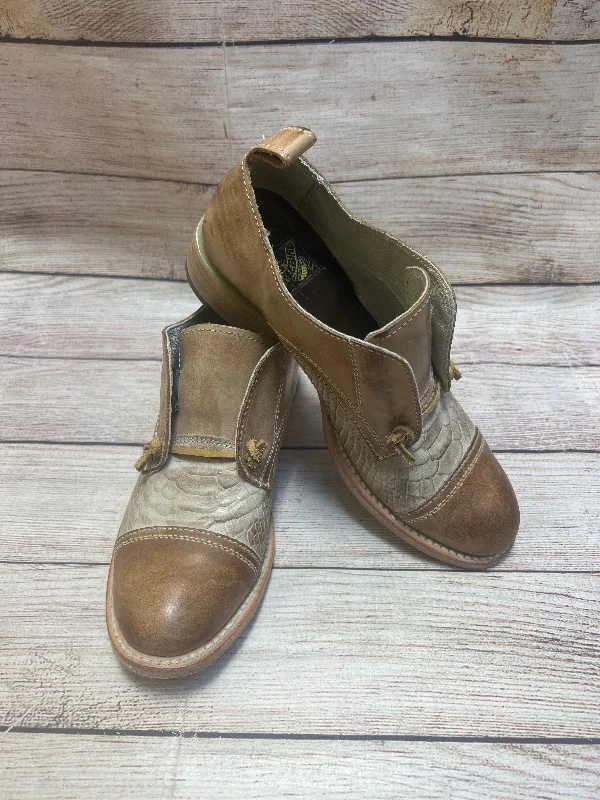 Extra long version Shoes Heels Block By Freebird In Beige, Size: 7
