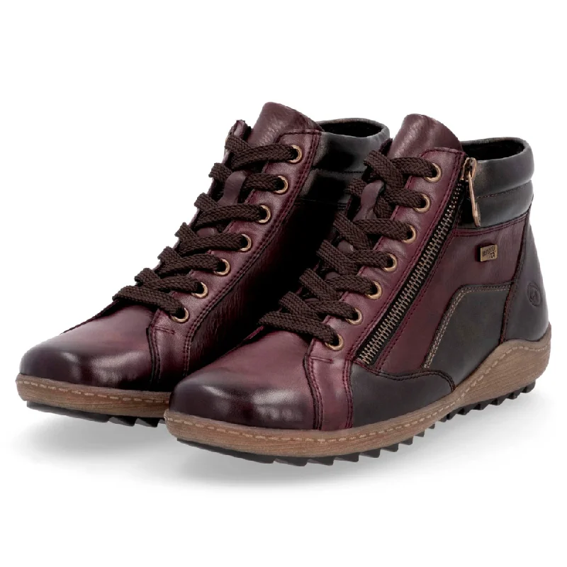 Diamond Series Remonte Liv 58 Vino/Havanna Leather Boot (Women's)