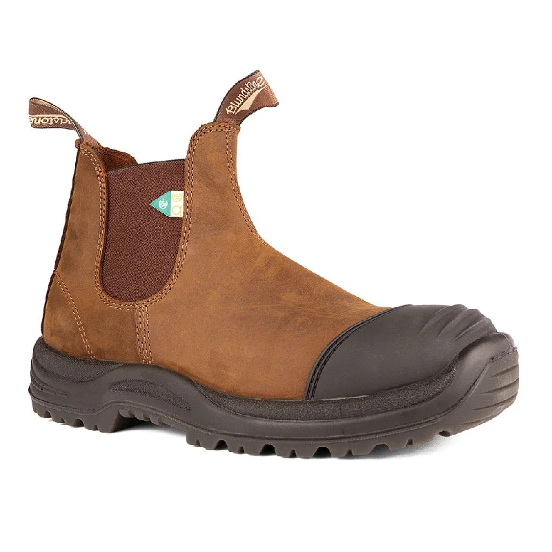 Fun and cute Blundstone 169 - Work & Safety Boot Rubber Toe Cap Saddle Brown