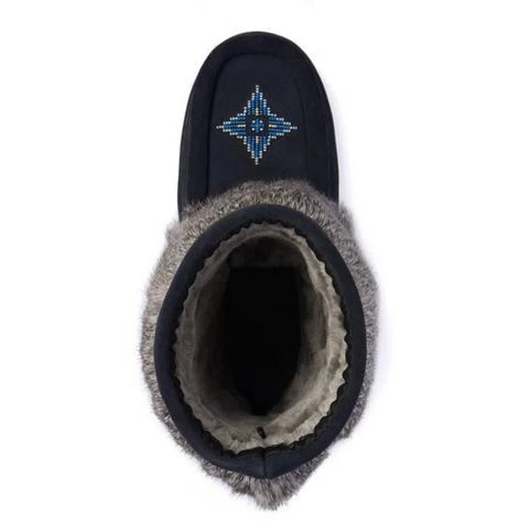 Diamond Series Manitobah Mucklucks Snowy Owl Half - WATERPROOF - Navy Suede