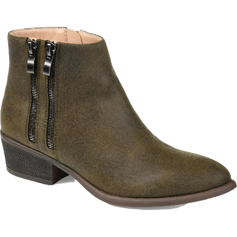 Cool Breeze At Night Journee Collection Womens Jayda Faux Leather  Booties