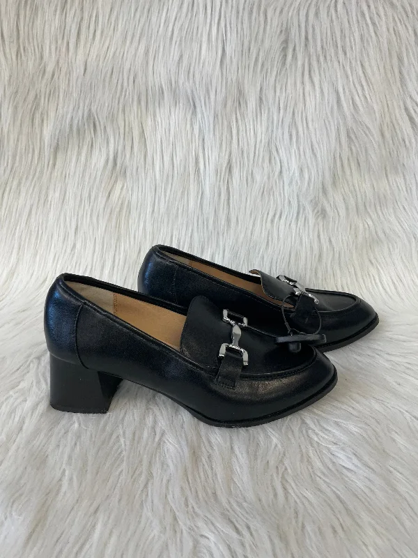 Sports Functional Style Shoes Heels Block By Adrienne Vittadini In Black, Size: 10