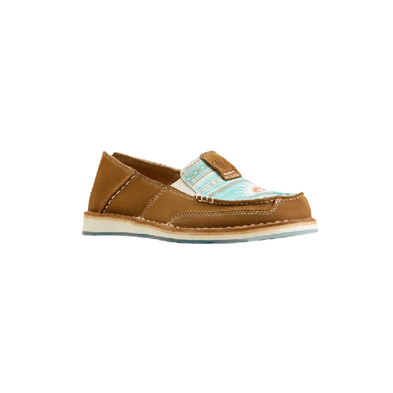 Relaxed And Casual Ariat Women's Tan Suede Cruiser Sendero Shoes