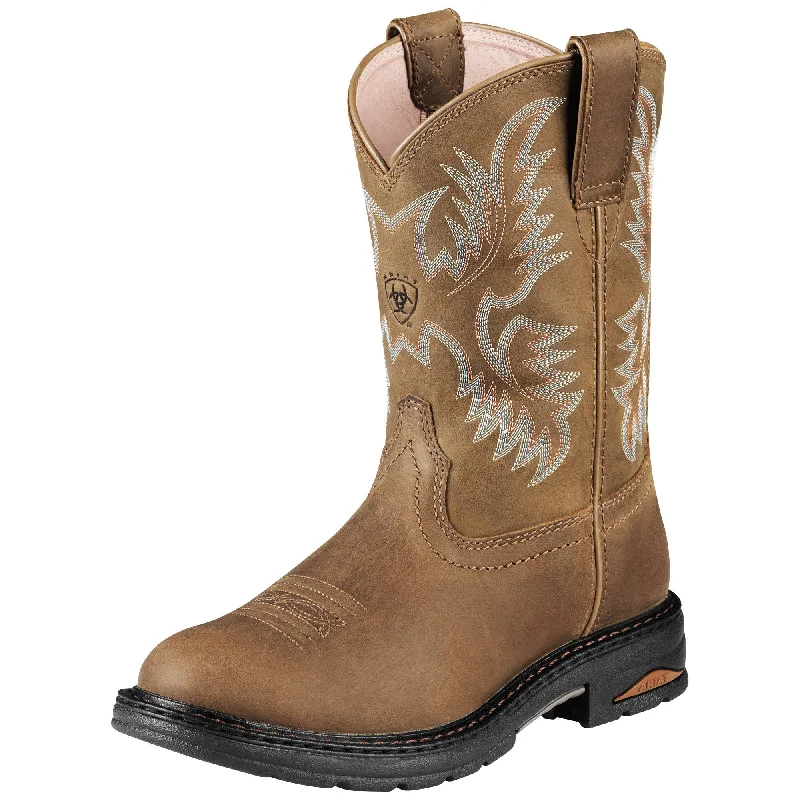 High-quality Fabrics Women's Ariat Tracey Composite Toe Work Boot (Dusty Brown)