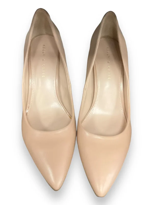 Black And White Style Shoes Heels Stiletto By Kelly And Katie In Beige, Size: 10