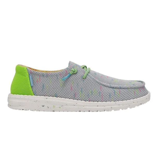 Romantic And Fresh Hey Dude Women's Wendy Sox Glow Blu Casual Shoe