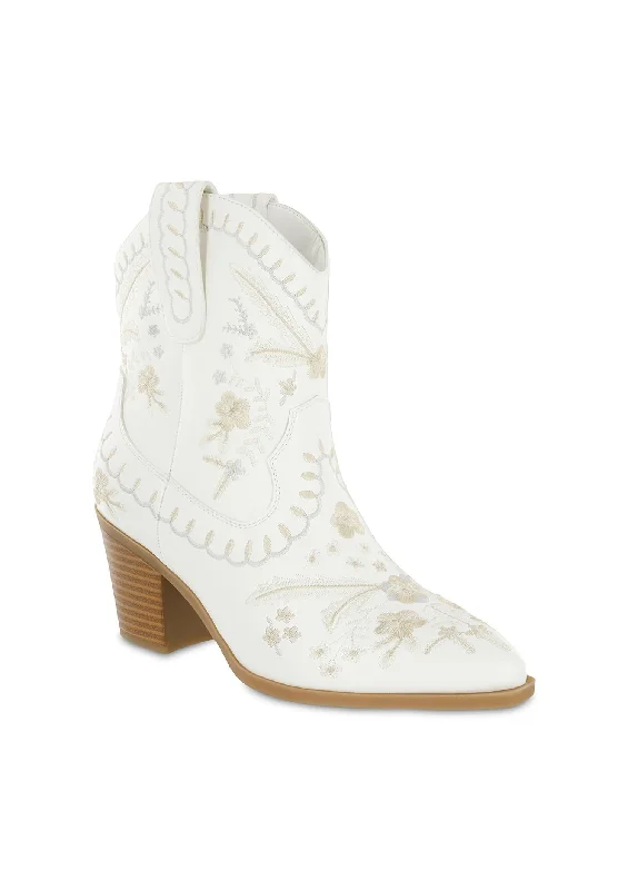 Unique prints Houstonn Boot In White