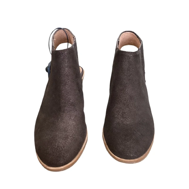 Street Style Suit Shoes Heels Block By Gentle Souls In Tan, Size: 8