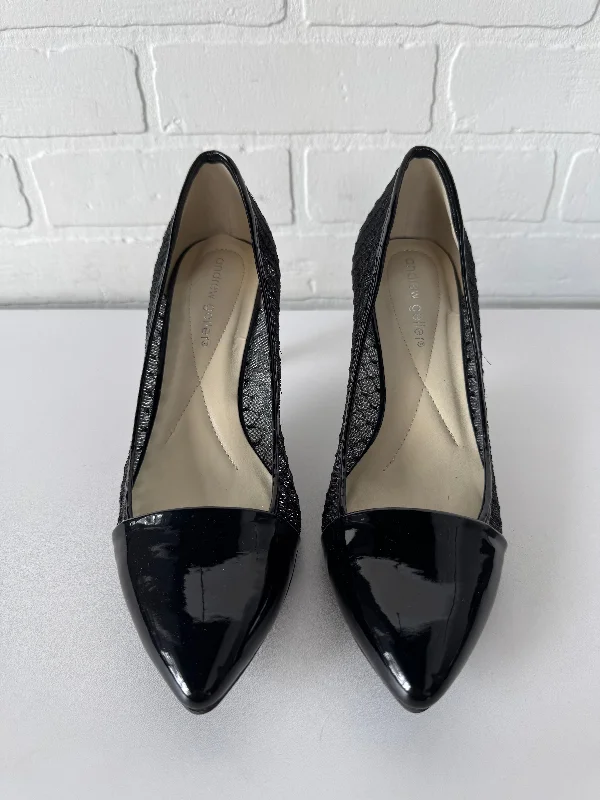 Nightclub Style Shoes Heels Block By Andrew Gellar In Black, Size: 8