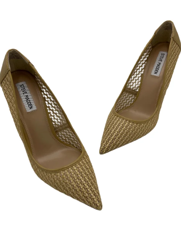 Trendy and versatile Shoes Heels Stiletto By Steve Madden In Tan, Size: 10