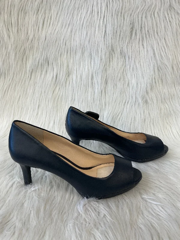 Sports Fitness Wear Shoes Heels Stiletto By Alex Marie In Navy, Size: 10