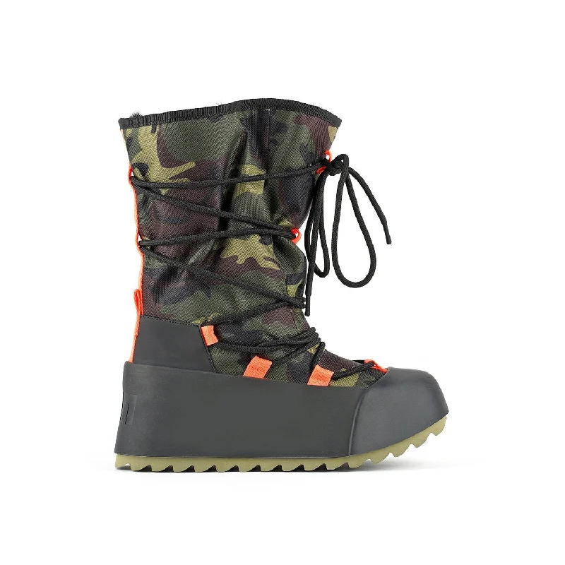 Single-shoulder Neck Design Polar Calf Boot