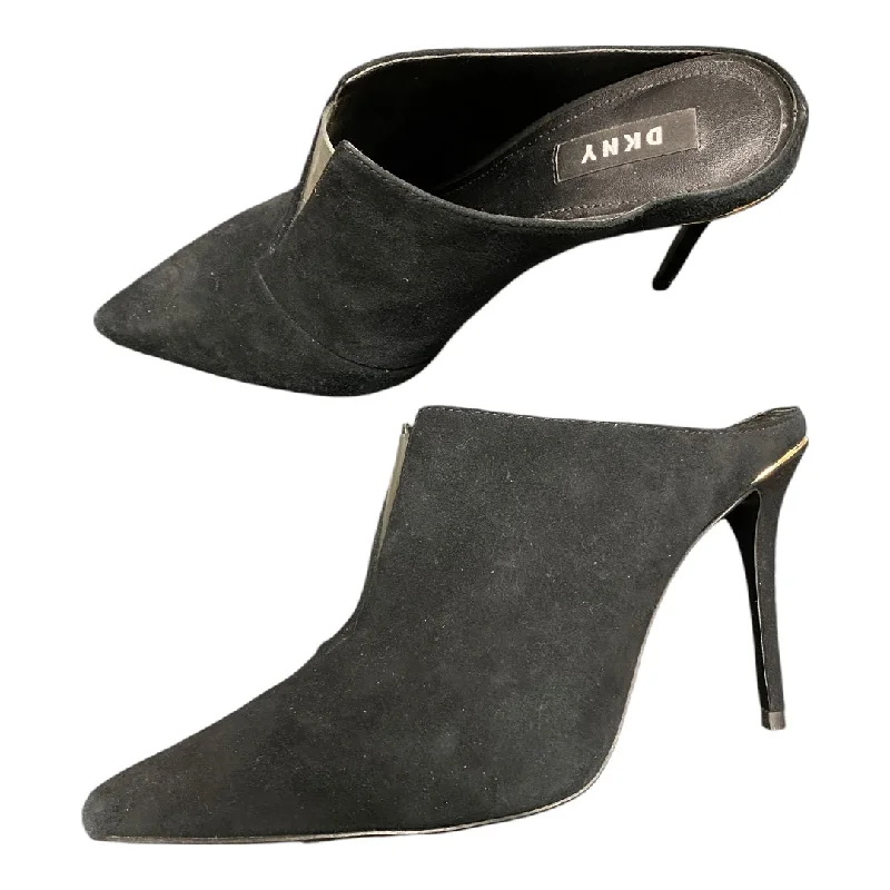 Warm And Comfortable Shoes Heels Stiletto By Dkny In Black, Size: 7