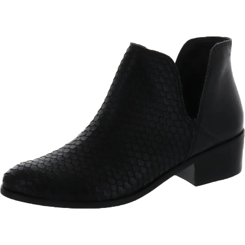 Design And Tailoring KAANAS Womens Como Leather Almond Toe Ankle Boots