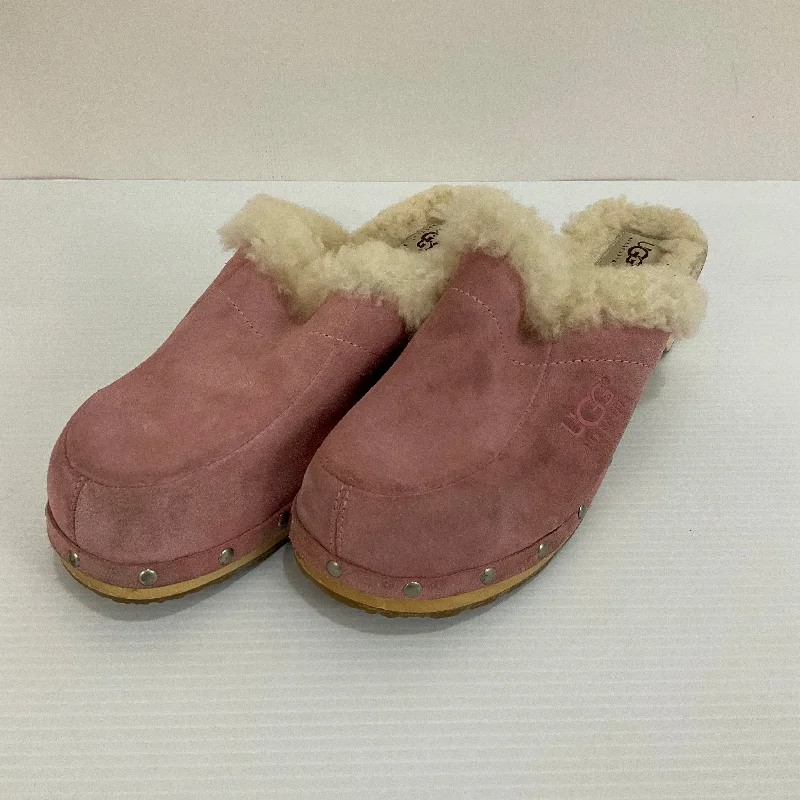 Sports Jumpsuit Shoes Heels Block By Ugg In Pink, Size: 9