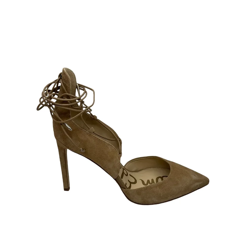 Boutique display SHOES HEELS STILETTO by SAM EDELMAN In TAN, Size: 9.5