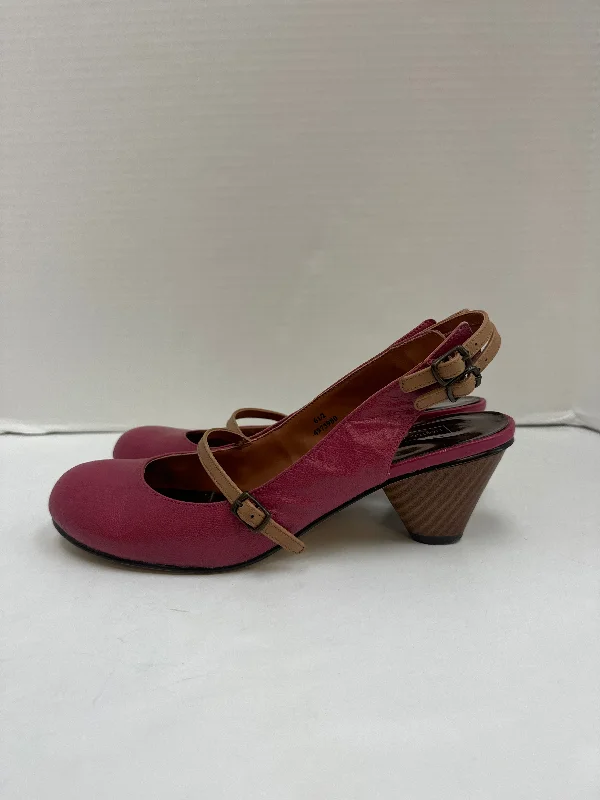 Wandering freely Shoes Heels Block By Clothes Mentor In Pink, Size: 6.5