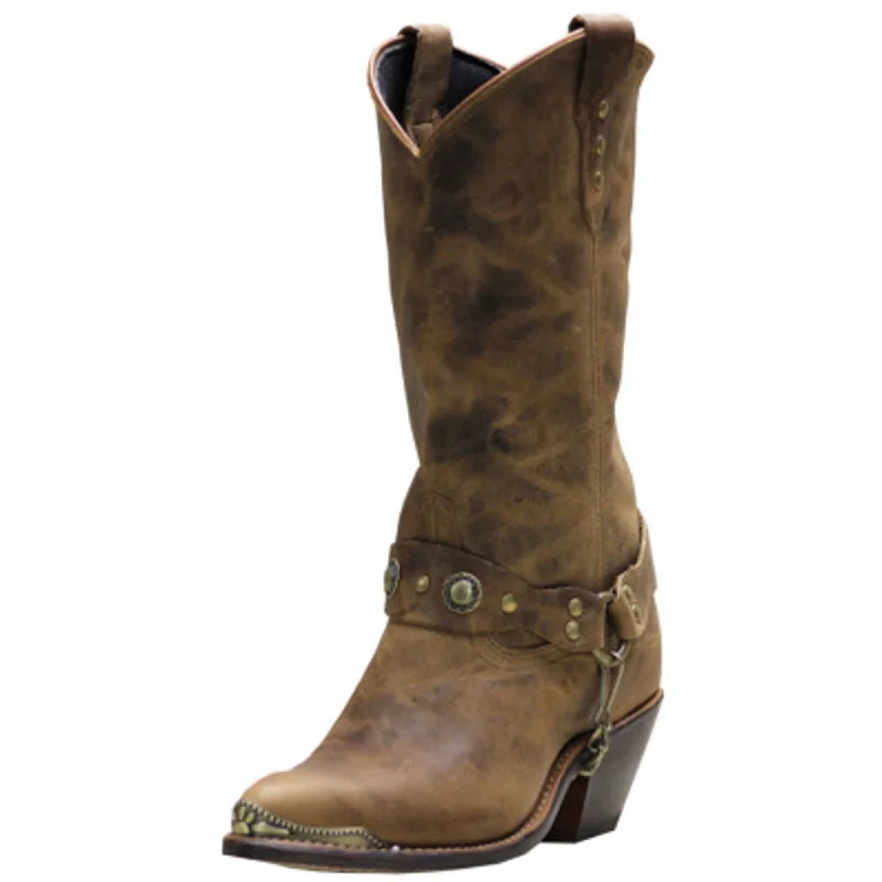 Fun and cute Women's Abilene Sage 11" Concho Western (Antique Tan)