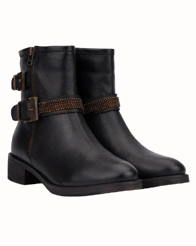 Sports High Waist Style Women's Castel Ankle Boots