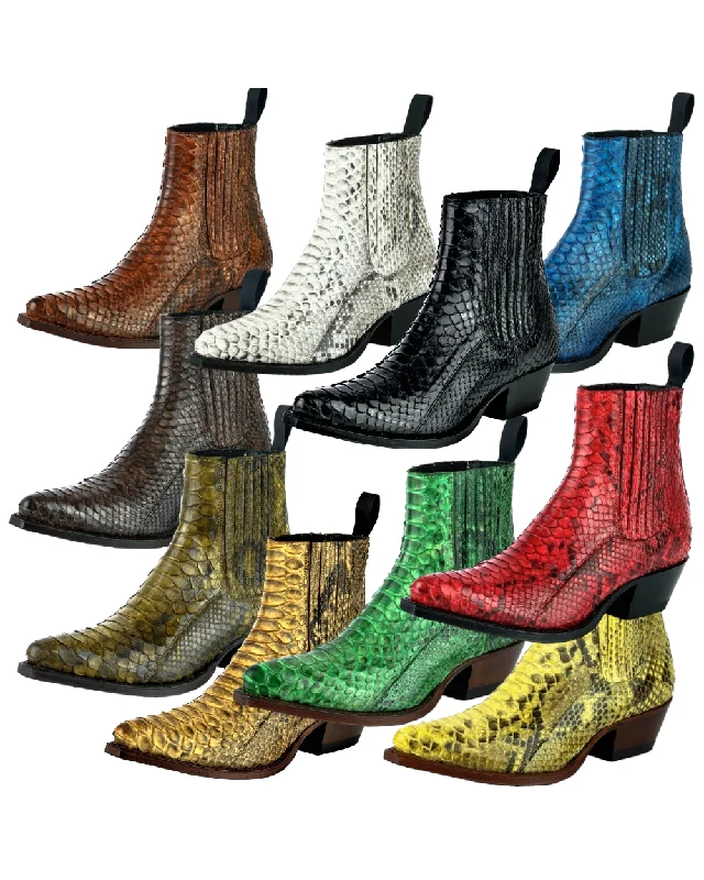 Sports High Waist Style EXOTIC ANKLE BOOTS MARIE 2496