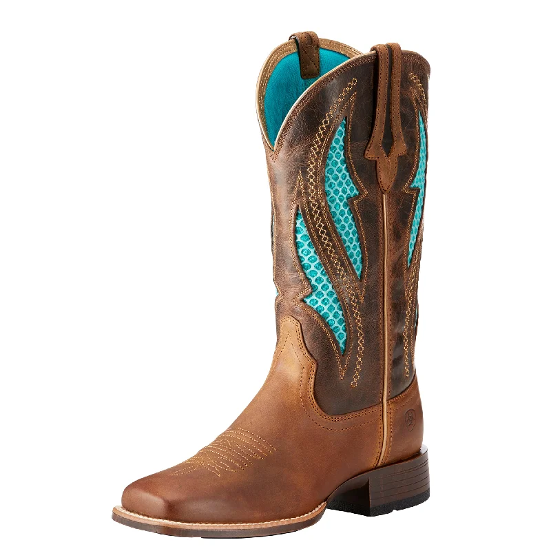 Celebrity Style Women's Ariat VentTEK Ultra Western Boot (Brown)