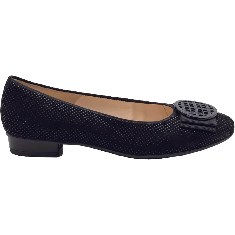 Classic Style Women's Ara Bambi Black Puntikid Suede