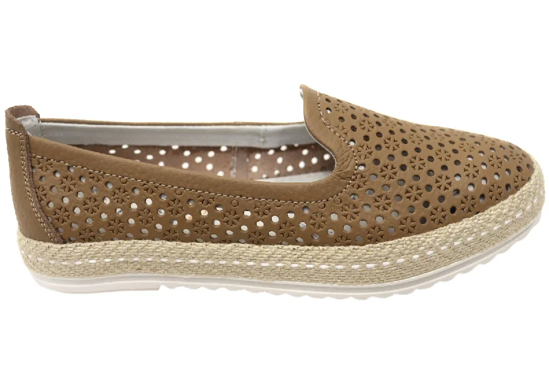 Elegant And Noble Natural Comfort Flora Womens Comfortable Leather Shoes