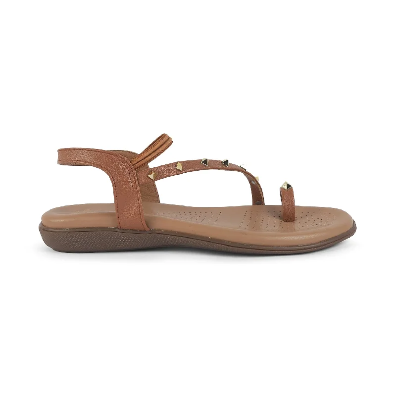 Boutique style Tresmode Hastud Tan Women's Casual Flats