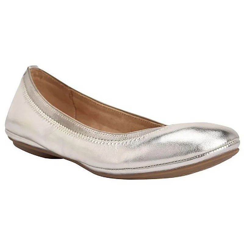 Casual Street Bandolino Womens Edition 8 Padded Insole Faux Leather Ballet Flats
