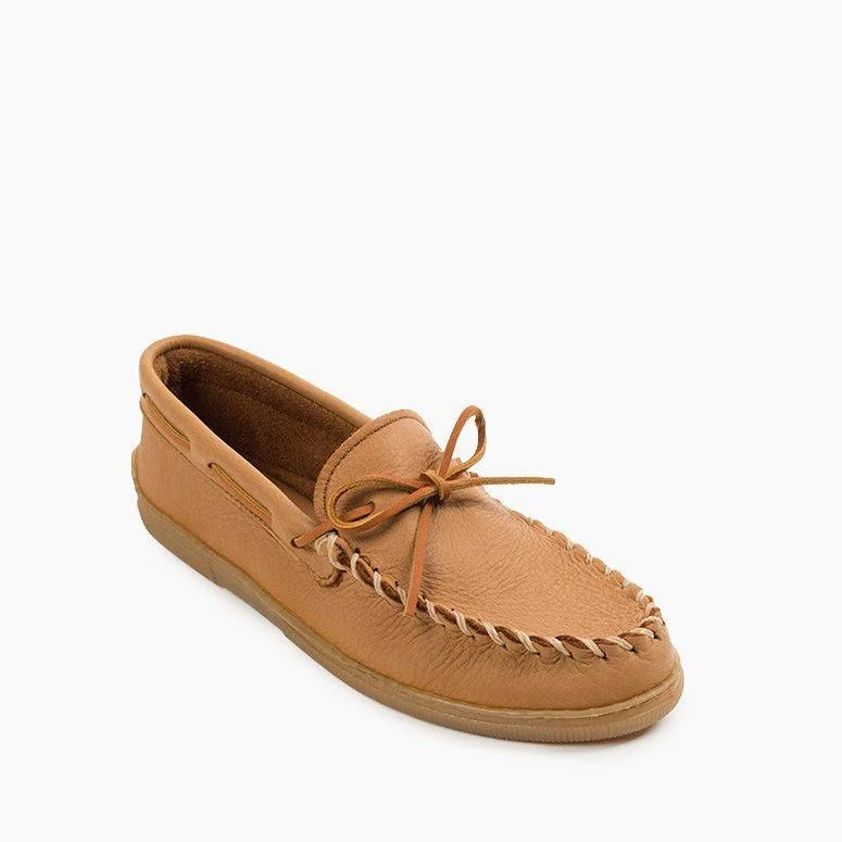 New Products Men's Moosehide Classic Moccasin in Natural