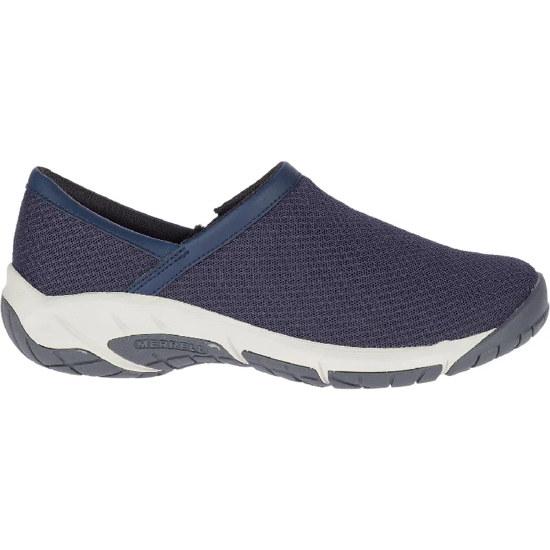 Customized Version Women's Merrell Encore Breeze Moc Navy Mesh/Leather