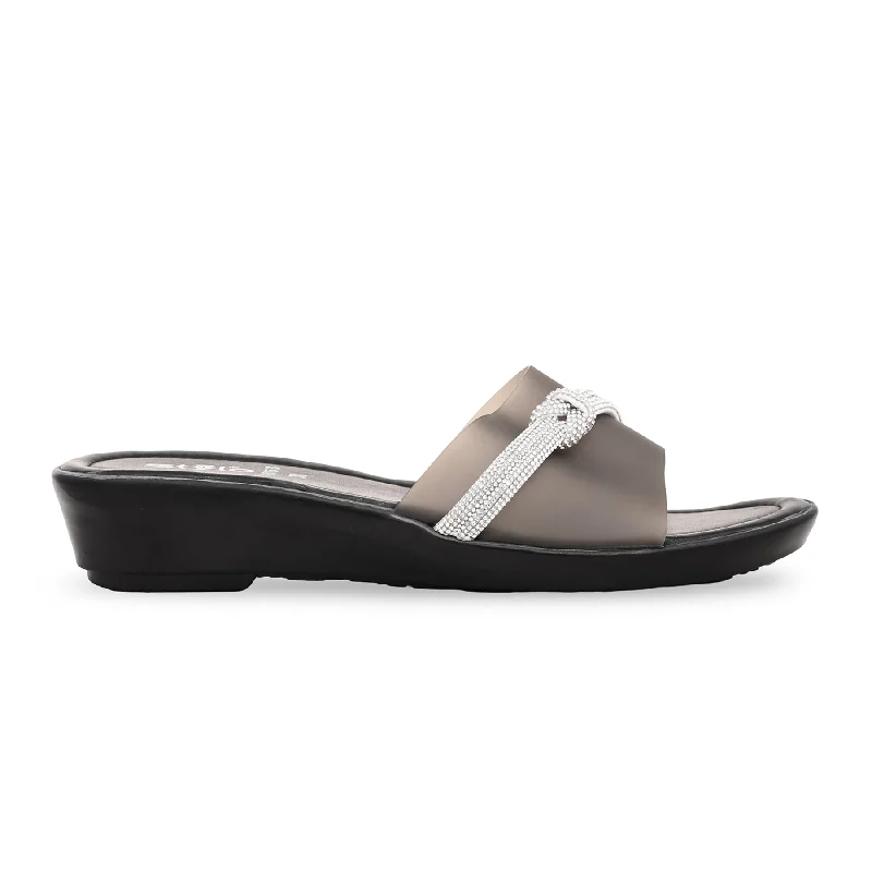 Low-key Luxury Black Formal Slipper PU0153