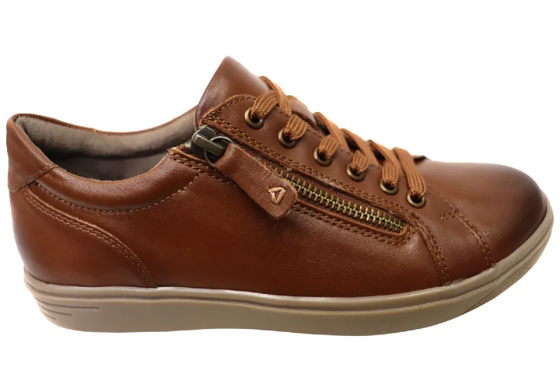 Diamond Series Planet Shoes Kayce Womens Comfortable Casual Leather Lace Up Shoes