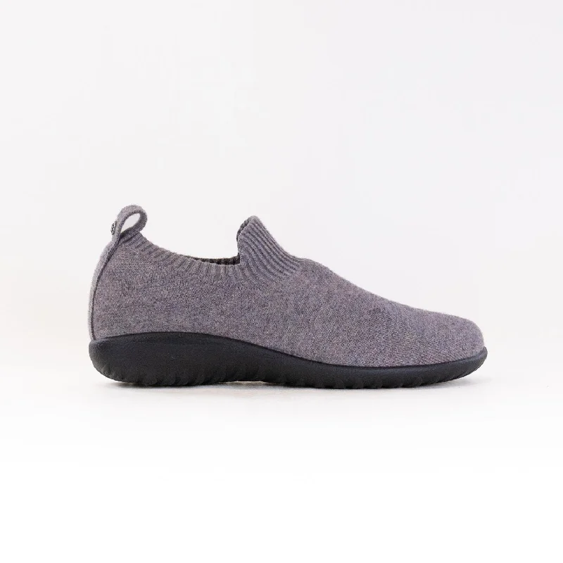High-end atmosphere Naot Nuku (Women's) - Gray Knit W/ Black