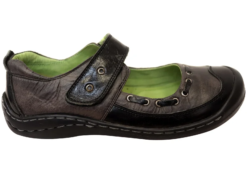 Celebrity Style Birthmark Rani Womens Leather Comfortable Mary Jane Shoes