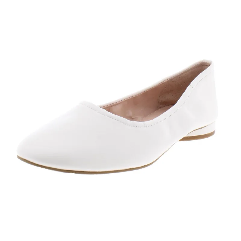 Street Style Avec Les Filles Womens Myrina Slub Slip On Ballet Flats