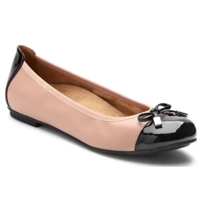 Sports Zipper Style Vionic Women's Minna Ballet Flats - Blush 359Minna