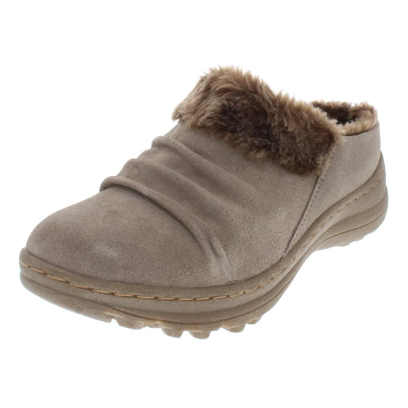 Design And Tailoring Baretraps Womens Audry Suede Cold Weather Clogs
