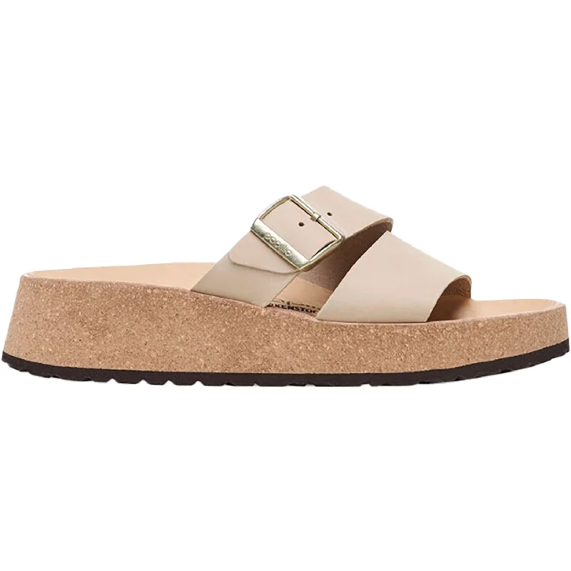 Fresh And Natural Women's Birkenstock Papillio Almina Sandcastle Nubuck