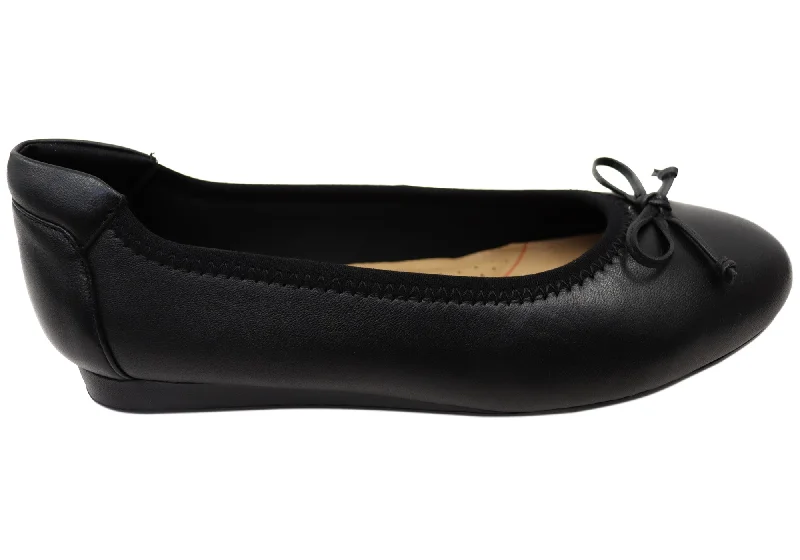 Comfortable and simple Hush Puppies Dawn Womens Leather Comfortable Shoes