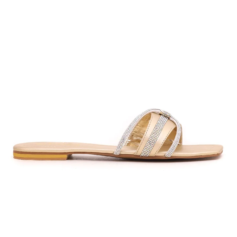 Slim Fit Golden Fancy Slipper FN7731