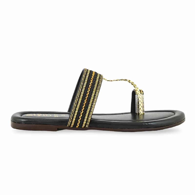 Amazing design Black Casual Chappal For Ladies CL1975
