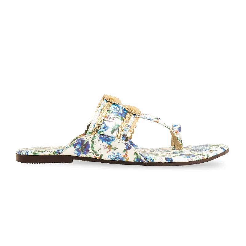 Independent design Blue Casual Female Chappal CL1927